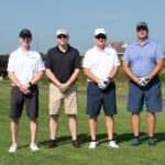 Sam Bruce Jim and Andrew at the 2021 SV Golf Outing